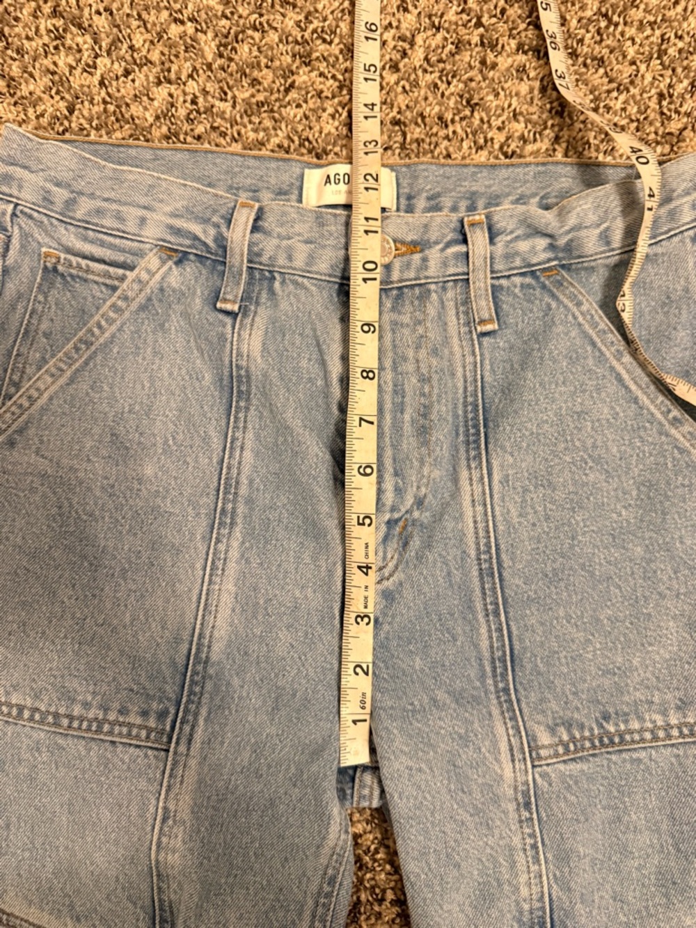 AGOLDE Cooper Cargo Jeans in Rank - Picture 8 of 10